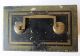 Antique Metal Cash Lock Box,  English Made Lever Lock,  1800 ' S Display Cases photo 2