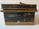 Antique Metal Cash Lock Box,  English Made Lever Lock,  1800 ' S Display Cases photo 3