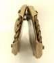 Antique Victorian Era Cloak Cape Buckle Clasps Toggle Brass Roman Soldiers 1800s Buttons photo 5
