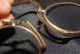 Rare 1889 - 1911 American Optical Pince Nez Eye Glasses 10k Gold Filled W Case Optical photo 5