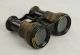 19thc Lemaire Field Glasses Small Binoculars Black Toned Brass Paris Hunting Optical photo 1