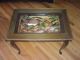 German Hand Carved Black Forest 3d Coffee / End Tables With Removable Glass Tops Post-1950 photo 3