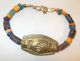Ancient Roman Bracelet - Roman Beads,  Faience,  Belt Ornament 7 1/2 