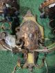 Antique Riddle Co.  Lighting Usa Cast Brass Double Arm Sconces Chandeliers, Fixtures, Sconces photo 1