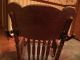 Antique Oak Wood Baby High Chair Folds Down To Childs Rocker Vintage Baby Carriages & Buggies photo 9