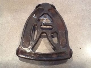 Antique Cast Iron Sad Iron Trivet 