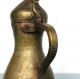Dallah Coffee Marked Pot Arabic Islamic Antique Jug Ewer Persia Brass Middle East photo 5