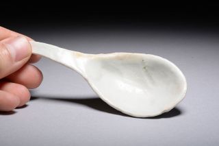 Antique Chinese Shipwreck Salvaged Tek Sing Porcelain Spoon - 1822 Ad photo