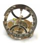 Brass Electroplated Sundial Compass For Finding Time Using Sun Location Compasses photo 5