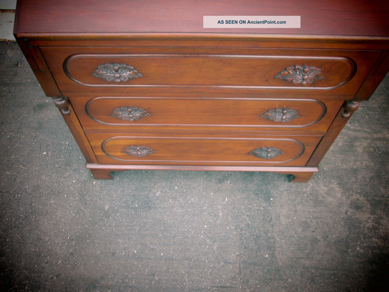 00001 Solid Cherry Secretary Desk 5833