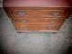 00001 Solid Cherry Secretary Desk 1900-1950 photo 2