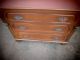 00001 Solid Cherry Secretary Desk 1900-1950 photo 8