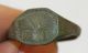 Bronze Viking Intaglio Finger Ring With Bird Image 900 - 1000 Ad Other photo 1