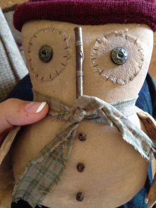 Primitive Owl Shelf Sitter Grungy Hoot Owl Primitives Handmade Fall One Of Kind photo