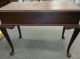 Antique Queen Anne Style Flip Top Cabriole Leg Writing Desk 1800-1899 photo 3