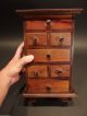 Primitive Antique Style Wood Apothecary Spice Chest Cabinet 7 Drawers Primitives photo 1