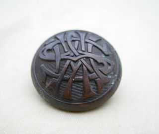 Antique - M.  C.  Lilley & Co.  - Victorian Brass Button - 14/16 