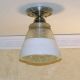 120 Vintage 30s 40s Ceiling Light Lamp Fixture Re - Wired Bath Hall Porch Chandeliers, Fixtures, Sconces photo 2