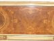 Vtg French Provincial Country Dresser Brown Burl Wood Veneer Chest Of Drawers Post-1950 photo 5