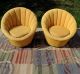 2 Swivel 1960 ' S Lounge Chairs Cone Shaped Mid Century Modern Eames Panton Style Post-1950 photo 1