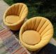 2 Swivel 1960 ' S Lounge Chairs Cone Shaped Mid Century Modern Eames Panton Style Post-1950 photo 2