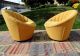 2 Swivel 1960 ' S Lounge Chairs Cone Shaped Mid Century Modern Eames Panton Style Post-1950 photo 3