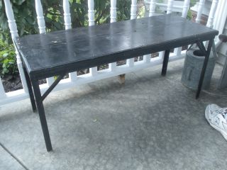 Antique Black Iron Boot Bench Country photo