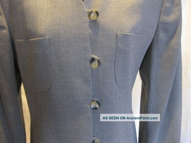 Nicely Detailed Jones New York Taupe/gray Suit 14p Other photo