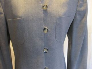 Nicely Detailed Jones New York Taupe/gray Suit 14p photo