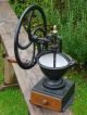 Antique French Coffee Grinder - Mill Circa 1910 Character Condition Other photo 4