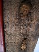 Rare Antique Mexico Religious Icon Tin Wood Milagros Retablo Virgen Del Rosario Latin American photo 10