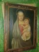 Antique Painting Possibly Raphael Sanzio Oil Painting Very Old Rapheal Sanzio Holy Land photo 1