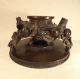 Antique Oriental Large Bronze Ornate Peach Vase Stand Japanese Chinese Asian Old Other photo 7