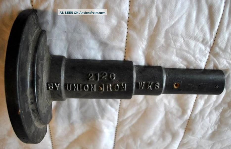Antique Wood Foundry Form/mold Tappered Spline Union Iron Works Industrial Art Industrial Molds photo