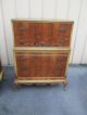 51323 Pair French Country Antique High Chest + Dresser 1900-1950 photo 1