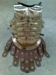 Brass Muscle Armor Cuirass Roman Muscle Armor W/apron Belt Halloween Costume Roman photo 1