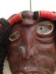 Vtg Northwest Coast Hamatsa Indian Tribal Dancers Art Mask Antique Old Artifact Native American photo 2