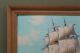 Vintage Humbero Da Silva Fernandes Whaling Ship Seascape Oil Painting Other photo 7