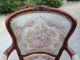 C.  1900 French Louis Xv Style Wood & Tapestry Chair 1800-1899 photo 2