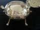 Antique Silver Plate Dome Roll Top Breakfast Warmer Serving Dish Nr Butter Dishes photo 10