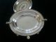 Antique Silver Plate Dome Roll Top Breakfast Warmer Serving Dish Nr Butter Dishes photo 4