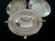 Antique Silver Plate Dome Roll Top Breakfast Warmer Serving Dish Nr Butter Dishes photo 5