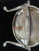 Antique Silver Plate Dome Roll Top Breakfast Warmer Serving Dish Nr Butter Dishes photo 8