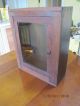 Walnut Dovetailed Hanging Cupboard Or Display Case 1800-1899 photo 10