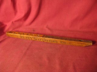 Great Antique Folk Art Wooden Toy Flute 
