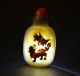 Chinese Kylin&eagle Hand Carved Natural Agate Floater Snuff Bottle - Jr10859 Snuff Bottles photo 1