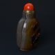 Chinese Kylin&eagle Hand Carved Natural Agate Floater Snuff Bottle - Jr10859 Snuff Bottles photo 2