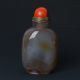 Chinese Kylin&eagle Hand Carved Natural Agate Floater Snuff Bottle - Jr10859 Snuff Bottles photo 4
