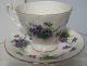 , Vintage Adderley Cup And Saucer Violets England,  H 890 Cups & Saucers photo 5