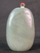 Chinese Plutus Carved Nephrite Jade Snuff Bottle Snuff Bottles photo 3